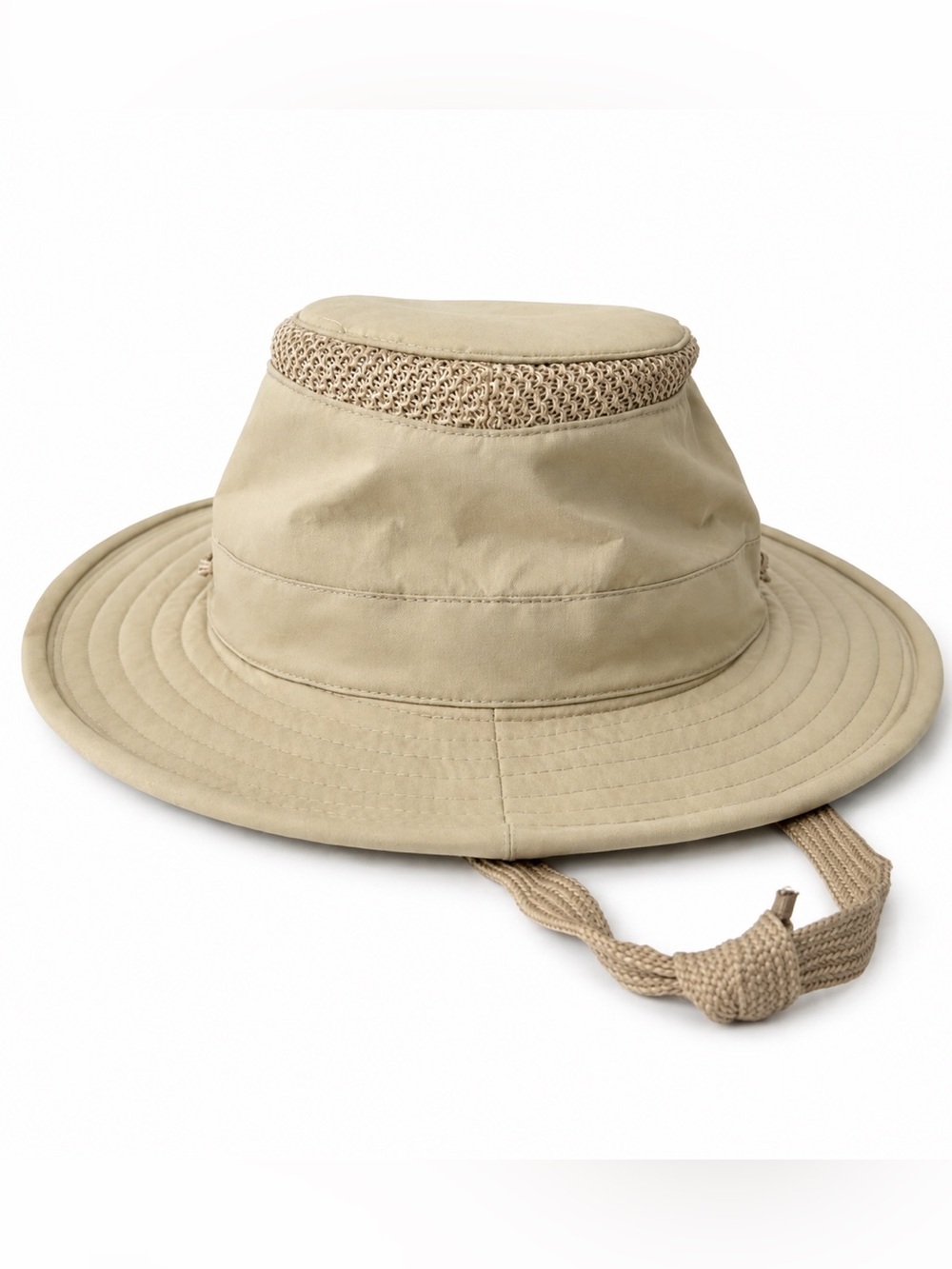 Tilley Endurables Airflo Hat LTM5 Sz 7 Khaki Olive Safari Hiking Slim unisex